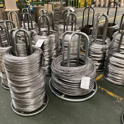 500 mm 316 roestvrijstalen veerdraad hard helder ASTM A582