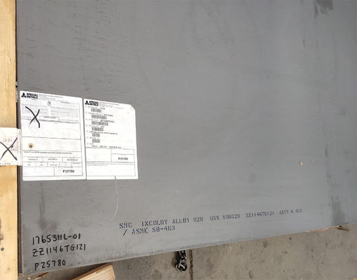 Corrosiebestendige nikkelplaatlegering 20 N08020 4 mm 5 mm